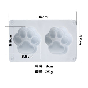 Cat Paw Silicone Pendant Mold