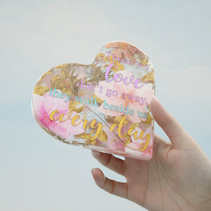 Heart shaped Commemorative Plate Ornaments Mold