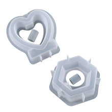 Load image into Gallery viewer, Hexagonal Love Flower Tube Mold
