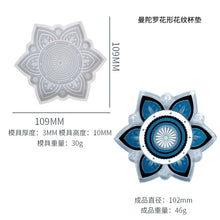 Load image into Gallery viewer, Mandala Coaster Mold
