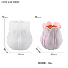 Load image into Gallery viewer, Tulip Crown Candle Cup Silicone Mold
