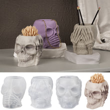 Load image into Gallery viewer, Halloween Skull Head Storage Box Mold
