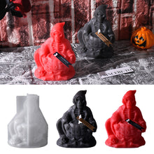 Load image into Gallery viewer, Halloween Reaper Candle Silicone Mold
