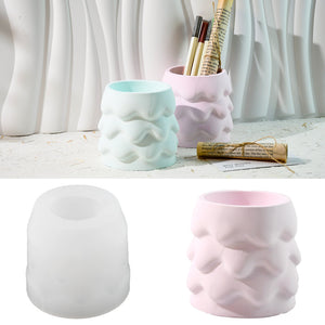 Tree Candle Cup Pen Holder Storage Mold