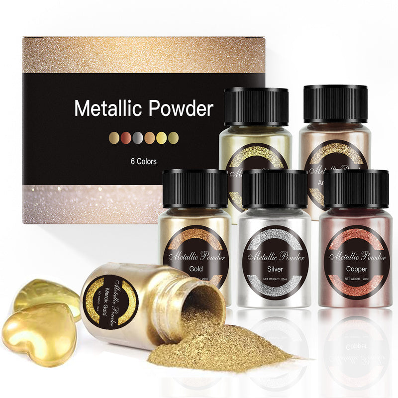 6-color High Gloss Metallic Powder