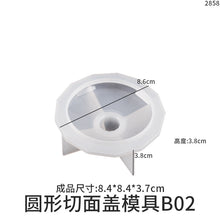 Load image into Gallery viewer, Cut Circular Storage Box Silicone Mold
