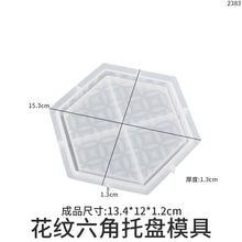 Load image into Gallery viewer, Square Circular Rectangular Hexagonal Tray Mold
