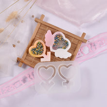 Load image into Gallery viewer, 3 Pcs Flowing Sand Pendant Silicone Mold
