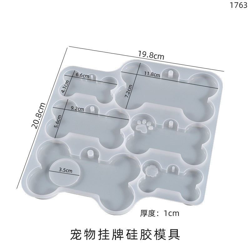 Dog Bone Pet Listing Silicone Mold