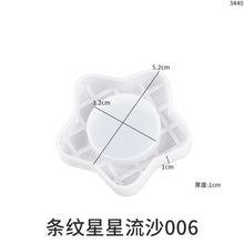 Load image into Gallery viewer, 6 Pcs Flowing Sand Pendant Mold
