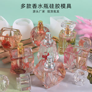 Small Cut Face Perfume Spray Bottle Silicone Mold