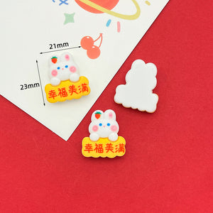 Blessing Resin Rabbit Year Accessories