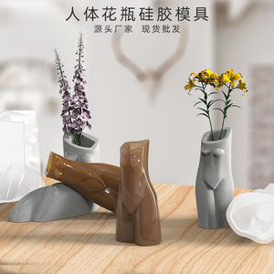 Human Body Flower Vase Mold