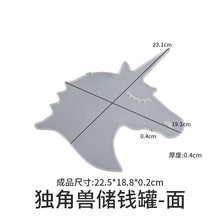 Load image into Gallery viewer, Unicorn Money Tank Mold
