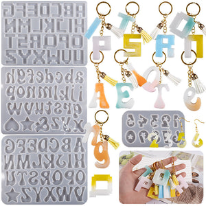 English Letters Earrings Pendant Mold