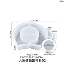Load image into Gallery viewer, Animal Box Money Storage Tank Silicone Mold
