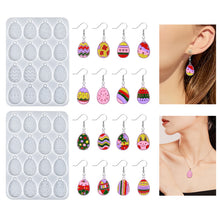 Load image into Gallery viewer, Easter Egg Full Page Earrings Silicone Mold
