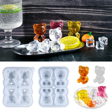 Load image into Gallery viewer, Little Bear Ice Grid Silicone Mold
