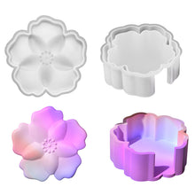 Load image into Gallery viewer, Flower Coaster Storage Box Silicone Mold
