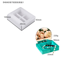 Load image into Gallery viewer, Square Round Storage Silicone Mold Jewelry Box Base with Lens
