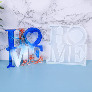 LOVE FAMILY HOME Ornaments Mold