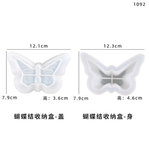 3D Butterfly Storage Box Silicone Mold