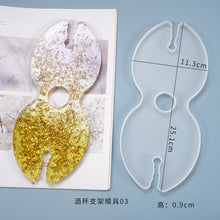 Load image into Gallery viewer, Irregular Tray Wine Cup Holder Mold
