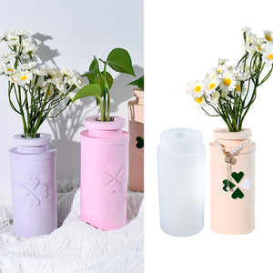 Clover Flower Pot Silicone Mold