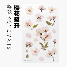 Load image into Gallery viewer, Dried Flower Stickers Material
