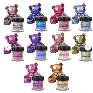 10 Colors Laser Metal Chameleon Glitter Powder