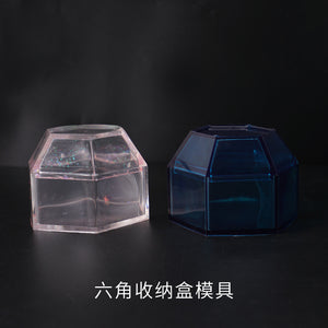 Hexagonal Storage Box Silicone Mold