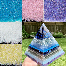 Load image into Gallery viewer, 20 Colors Mixed Iridescent Glass Crushed Stone
