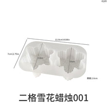 Load image into Gallery viewer, Snowflake Candle Silicone Mold
