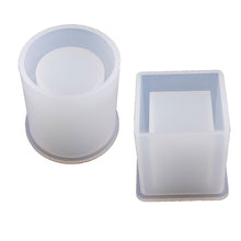 Load image into Gallery viewer, Square Cylindrical Pen Holder Silicone Mold
