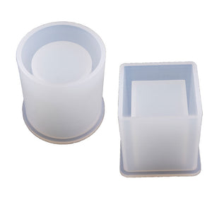 Square Cylindrical Pen Holder Silicone Mold