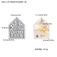 Load image into Gallery viewer, Luminous Hollow House Storage Box Silicone Mold
