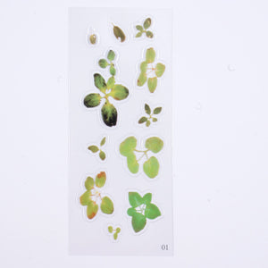 Transparent Leaf Petal Sticker