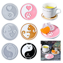 Load image into Gallery viewer, Pet Expression Cat Paw Coaster Silicone Mold
