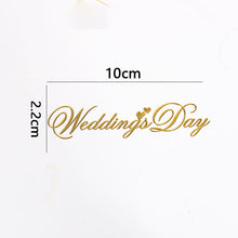 Load image into Gallery viewer, Gold Material Table Decoration Sticker Mold
