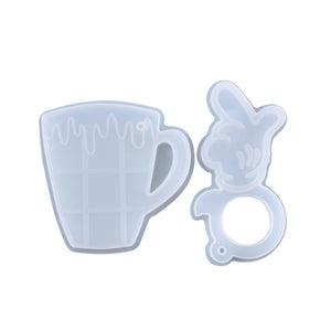 Ice Cup Glove Keychain Silicone Mold