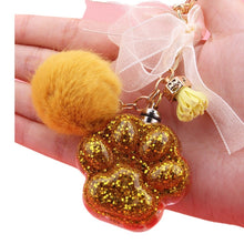 Load image into Gallery viewer, Bow Lace Ball Keychain
