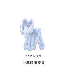 Load image into Gallery viewer, Unicorn Deer Iron Tower Pendant Mold
