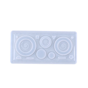 Straight Ten Thousand Flower Ruler Silicone Mold