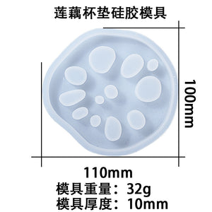 Lotus Root Coaster Silicone Mold