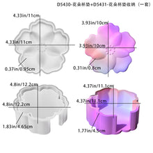 Load image into Gallery viewer, Flower Coaster Storage Box Silicone Mold

