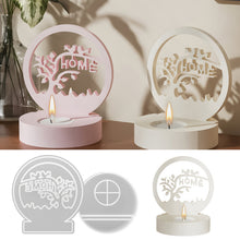 Load image into Gallery viewer, Tree Branch HOME Candlestick Silicone Mold
