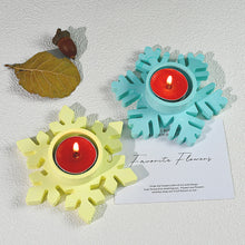 Load image into Gallery viewer, Snowflake Candle Holder Mold
