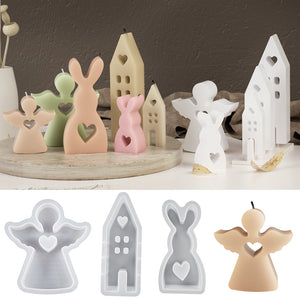 Love Angel House Rabbit Mold