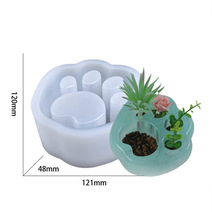 Cat Claw Flower Pot Silicone Mold