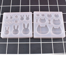 Load image into Gallery viewer, Pendant Rabbit Cat Earnail Patch Mold
